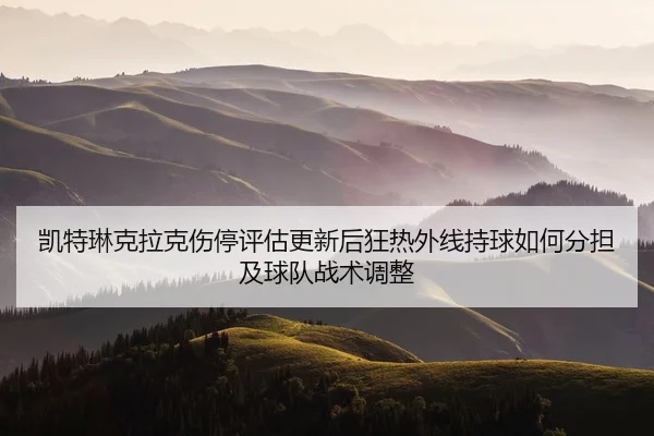 凯特琳克拉克伤停评估更新后狂热外线持球如何分担及球队战术调整 - j9 game